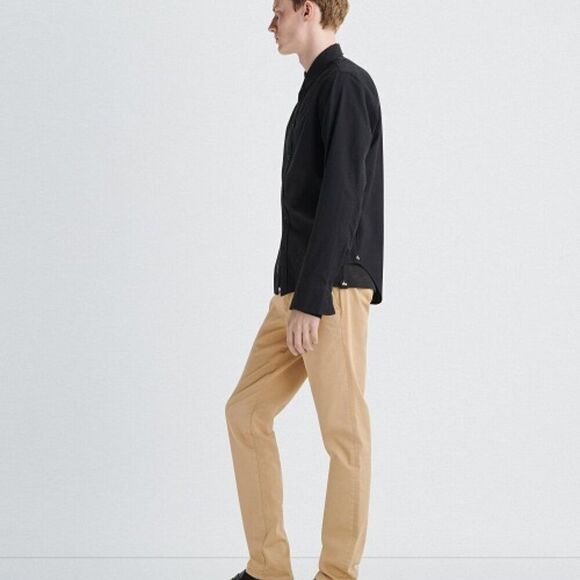 Rag & Bone Fit 2 Tomlin Cotton Oxford Button-Up Shirt Slim Fit Black Size XXL - Picture 5 of 7